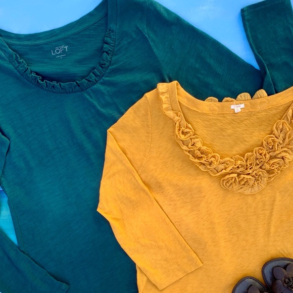 J. Crew & LOFT Bundle of Two Tops - Small Medium - Picture 3 of 8